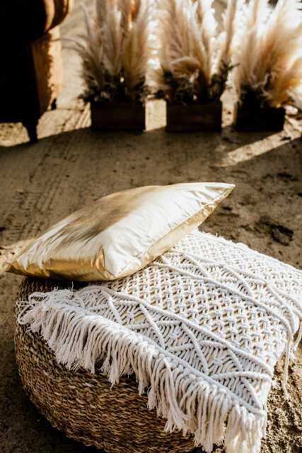 Macrame Pillow Case, Pillow Cushion, Boho Style, Bohemian Home Decor - image 1