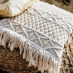 Macrame Pillow Case, Pillow Cushion, Boho Style, Bohemian Home Decor - thumbnail 4