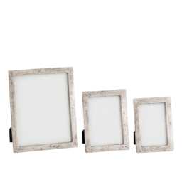 "Antique Silver Aluminium Medium Photo Frame - Tabletop Picture With Glass Front - 5""??7" - thumbnail 4