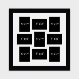"Multi Photo Frame - Holds 9 5""x7" - thumbnail 1