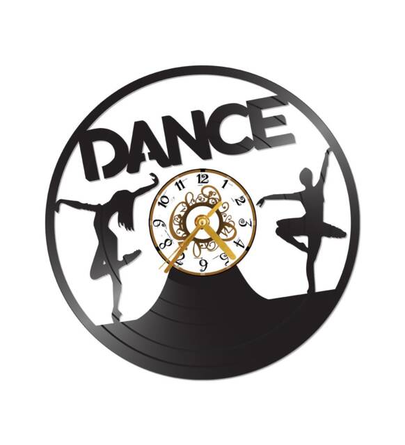 Free Shippingfree Shipping Dance Lovers Vinyl Record Clock - image 1