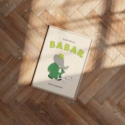 Babar The Elephant Dog Walking Print, Nursery Kids Bedroom, Girl, Boy, Playroom Wall Art, Unframed, A1/A2/A3/A4/A5, Quote Print - thumbnail 3