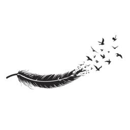 Bedroom Decor, Wall Art, Feather Decal, Art Feather, Peacock Living Room Nature Home Decor - 185