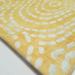 Brazilian Yellow Decorative Valances - Premier Prints Window Treatments - Kitchen Cafe Curtain Or Topper - Straight Wavy - thumbnail 3