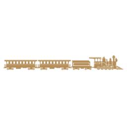 Turn Of The Century Steam Engine Train - Wall Decal Custom Vinyl Art Stickers - thumbnail 2