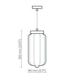 Art Deco Pendant Light Fixture For Kitchen Ceiling Dining Room Illumination Modern Design White Glass Hanging Lamp Style - thumbnail 4