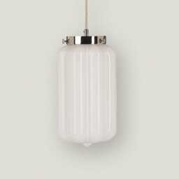 Art Deco Pendant Light Fixture For Kitchen Ceiling Dining Room Illumination Modern Design White Glass Hanging Lamp Style