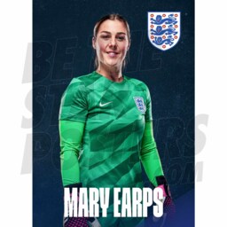 Lionesses Earps 23/24 Home Headshot Poster - Officially Licensed Product A4/A3 Framed Options - thumbnail 1