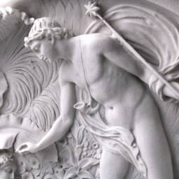 Oberon & Titania Bas-Relief - Fairy Wall Marble Relief Shakespeare's Mythical Fairies Sculpture Plaque 19 cm - 7.5 - thumbnail 4