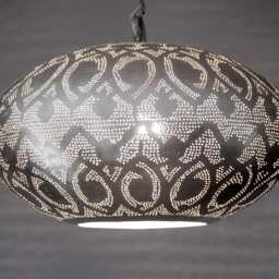 Moroccan Brass Pendant Light Hand-Pierced - 16 - thumbnail 3