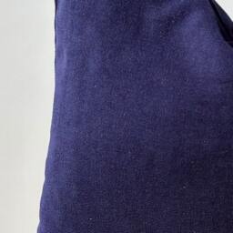 Luxury Dark Navy Blue Chenille Throw Pillow Cover For Sofa Or Bed, Elegant Decorative Cushion Living Room & Home Decor, Halloween - thumbnail 2