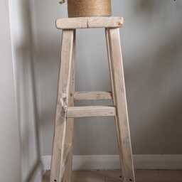 Wooden Stool - thumbnail 3