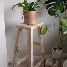 Wooden Stool - thumbnail 2