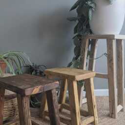 Wooden Stool - thumbnail 4