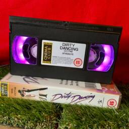 Dirty Dancing Vhs Lamp Retro 80S Night Light With Case - thumbnail 1