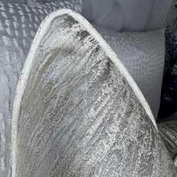 Handmade Taupe Cushion Cover - Rosie Fabric, Cream Piping Blake Luxury Home Decor All Sizes Available - thumbnail 2