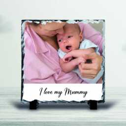 Personalised Photo Stand - Custom Slate Rock Standing Frame Birthday Gift For Her Wife Mummy Sentimental Grandma Nana Nanny - thumbnail 4