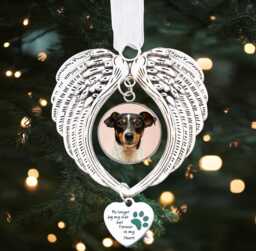Personalised Dog Cat Pet Memorial Gift Christmas Tree Decoration Bauble , Loss Lover, Gift, Keepsake - thumbnail 1