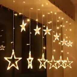 Star Curtain String Lights, Led Fairy Lights For Holiday, Christmas, Wedding, Garden Decor, 3M, Ac110V/220V, Waterproof Luminarias Garland - thumbnail 2