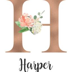 Set Of 2 Nursery Prints, Personalised Rose Gold Room, Watercolour Flowers, Peach & Cream, Girls Room Wall Art, Decor - thumbnail 2