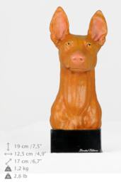 Pharaoh Hound, Dog Marble Statue, Painted, Limited Edition, Make Your Own Artdog