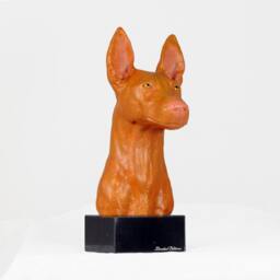 Pharaoh Hound, Dog Marble Statue, Painted, Limited Edition, Make Your Own Artdog - thumbnail 3