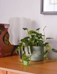 Custom Text Planter Personalized Wedding Engagement Gift