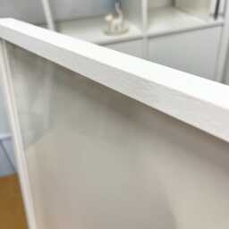 30x40cm White Wood Box Frame Thin For Photo/Picture With Glass - thumbnail 3
