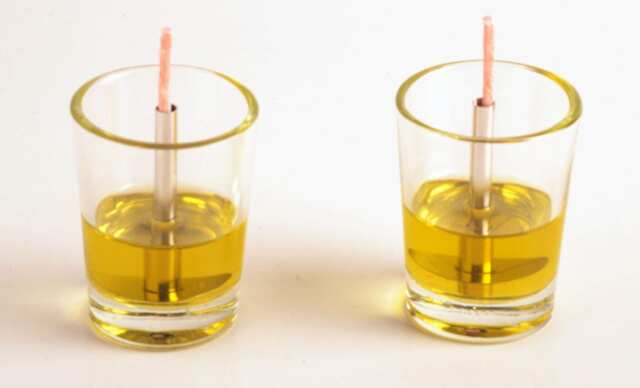 Minimum Order Is 2 Packs Of 9 Metal Wick Holders + 50 Waxed Cotton Wicks, Oil Lamp, Wicks For Oil Candles, Tools Candle Supplies - image 1
