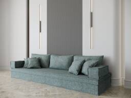 Customizable Moroccan Floor Sofa Set - Low Seating, Washable Cover - thumbnail 1