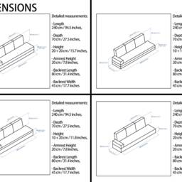 Customizable Moroccan Floor Sofa Set - Low Seating, Washable Cover - thumbnail 3