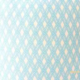 Aqua & White Basket Weave Design Pillow Cover, Robert Allen Fabric - thumbnail 3