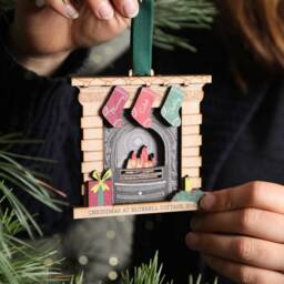 Personalised Christmas Fireplace Decoration - thumbnail 3