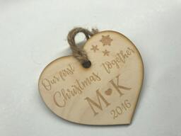 Personalized Christmas Ornament - Christmas Tree Decoration Gift - thumbnail 1