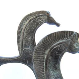 Ancient Greek Bronze Horse Geometrical - thumbnail 2