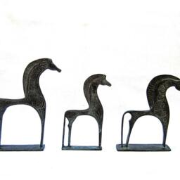 Ancient Greek Bronze Horse Geometrical - thumbnail 4