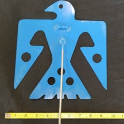 Kokopelli Eagle Wall & Yard Art, Southwestern, Home Decor, Garden Art - thumbnail 3