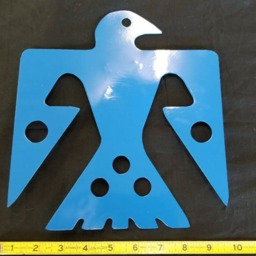 Kokopelli Eagle Wall & Yard Art, Southwestern, Home Decor, Garden Art - thumbnail 2