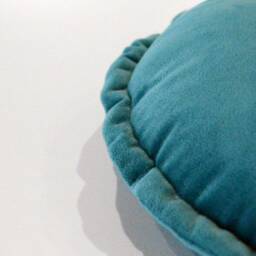 Velvet Round Chair Pad Soft Decorative Floor Cushion - thumbnail 3