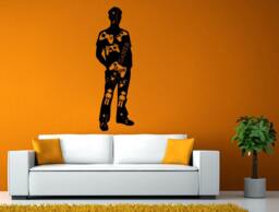 Video Game Controller Joystick Gamer Gaming We Love Let's Play Tv Wall Or Window Sticker Decal Vinyl Fathead Mural Decor L2034 - thumbnail 1
