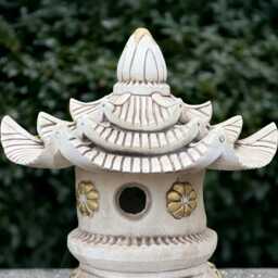 Extra Large Pagoda Statue Concrete Lantern Figure Outdoor Sculpture Zen Garden Decoration Asian Ornament Japanese Lover Gift - thumbnail 2