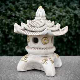 Extra Large Pagoda Statue Concrete Lantern Figure Outdoor Sculpture Zen Garden Decoration Asian Ornament Japanese Lover Gift - thumbnail 1