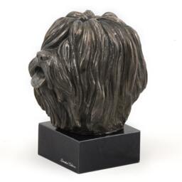 Polish Lowland Sheepdog, Dog Marble Statue, Limited Edition, Artdog. Made Of Cold Cast Bronze. Solid, Perfect Gift. Limited Edition - thumbnail 2