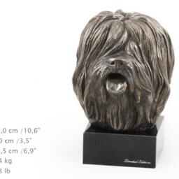 Polish Lowland Sheepdog, Dog Marble Statue, Limited Edition, Artdog. Made Of Cold Cast Bronze. Solid, Perfect Gift. Limited Edition - thumbnail 4