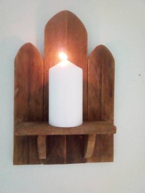 Candle Sconce. Please Read P&p Restrictions On This Order Under Description - image 1