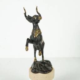 Bronze Prancing Deer Figurine, 6.4 - thumbnail 3