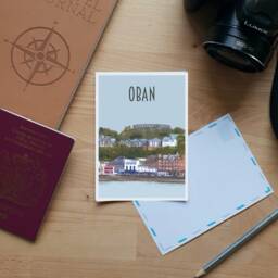 Oban Scotland Travel Poster - Vintage Style Art Print - thumbnail 3