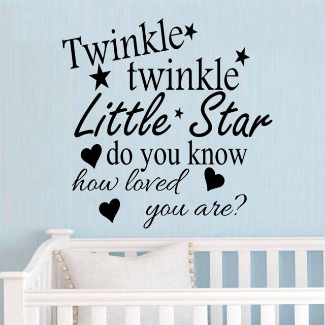 Twinkle - 0184, Wall Art Decal, Transfer, Mural, Sticker, 75 Colours, 5 Sizes, Interior Or Exterior Use , Easy To Apply - image 1