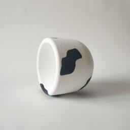 Cow Concrete Succulent Planter, Handmade Home Decor - thumbnail 3