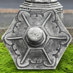 Outdoor Pagoda Figurine Stone Lantern Statue Cement Ornament Concrete Zen Garden Decoration Pagoda Lover Gift Front Door Art - thumbnail 3